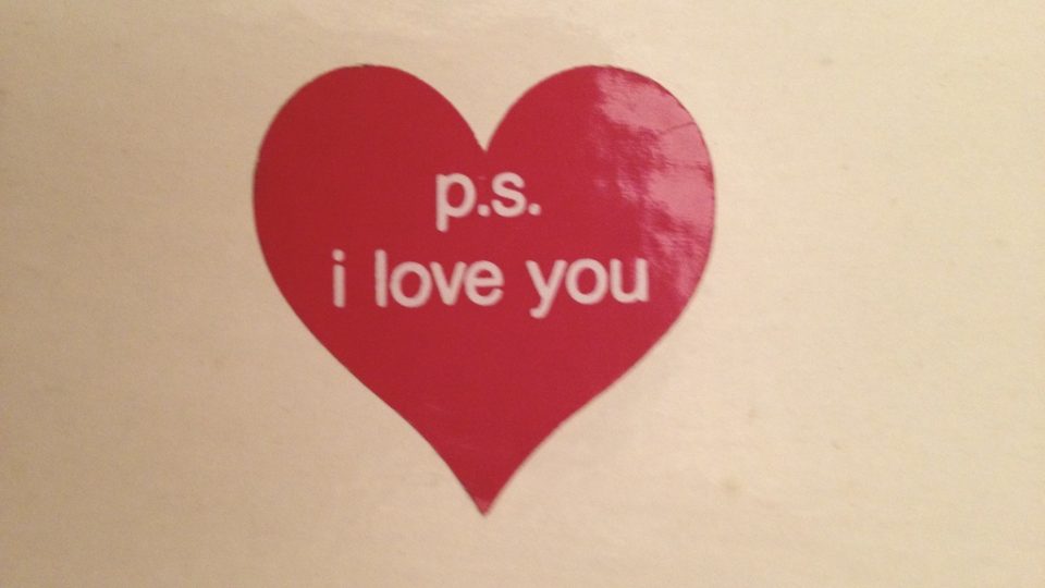 ps i love you sticker