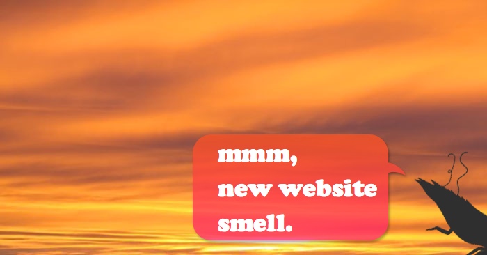 new website smell