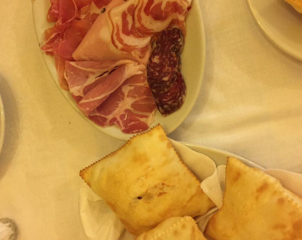 fried bread in Parma