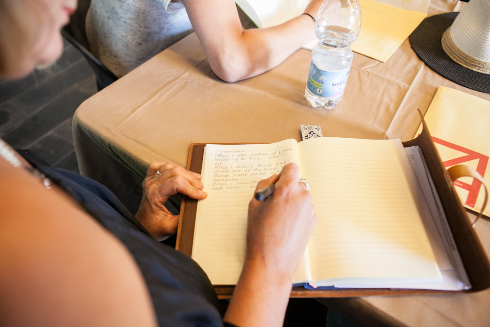 Laura Belgray writing workshop with Italian Fix - photo by Azzurra Biagi