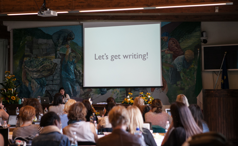Laura Belgray writing workshop with Italian Fix - photo by Azzurra Biagi