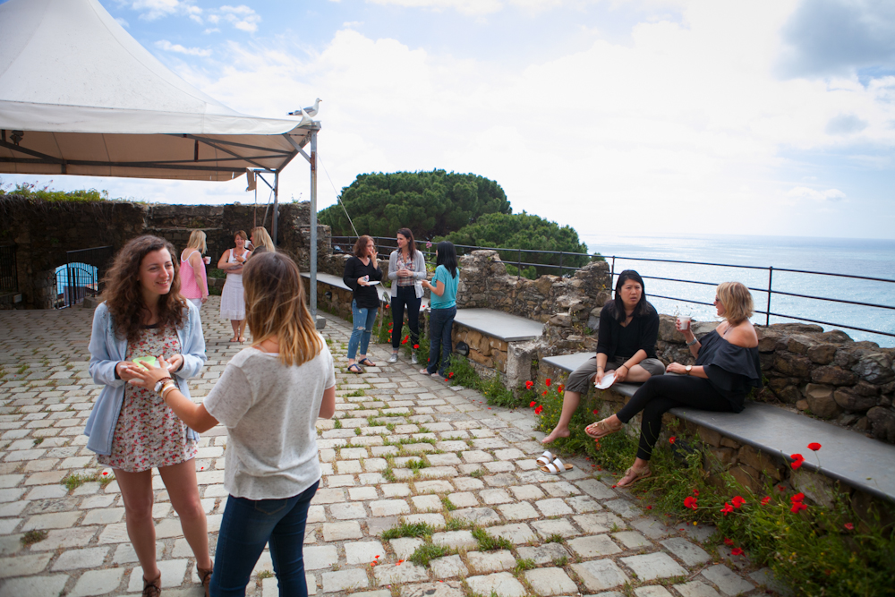 Laura Belgray writing workshop with Italian Fix - photo by Azzurra Biagi