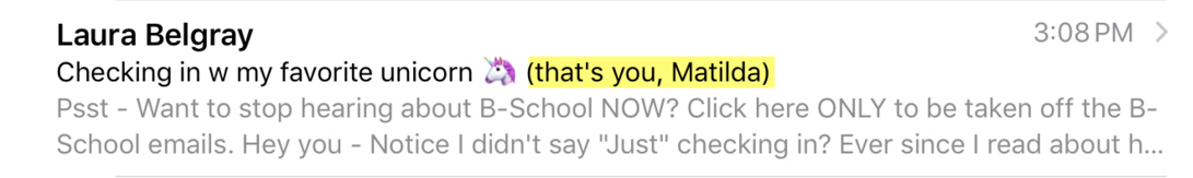 personalized subject lines