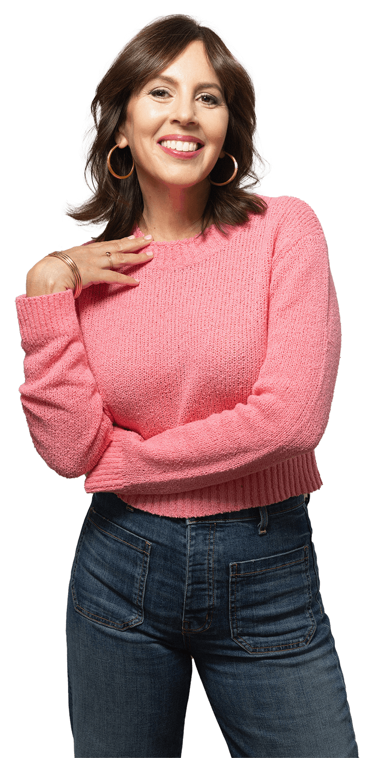 lb_pink_sweater Laura Belgray